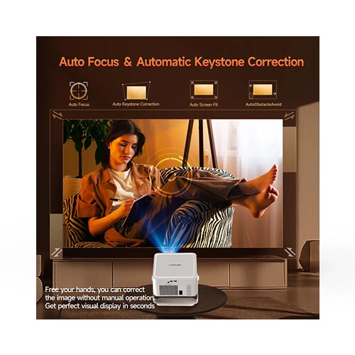 Magcubic HY450 Max 1100 ANSI Lumens 8k Android 14 Portable Projector - 2