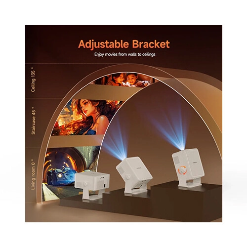 Magcubic HY450 Max 1100 ANSI Lumens 8k Android 14 Portable Projector - 4