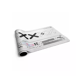 Blisspads BP04 Print Stream Gaming Mouse Pad (White)