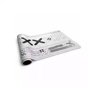 Blisspads BP04 Print Stream Gaming Mouse Pad (White)