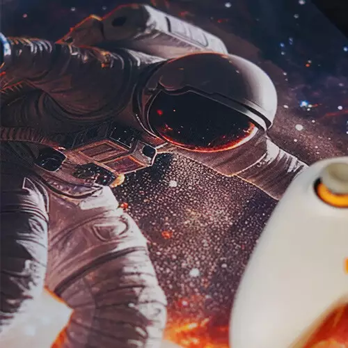 Blisspads BP14 Cosmic Surfer Hybrid Surface Gaming Mousepad-gallery-1