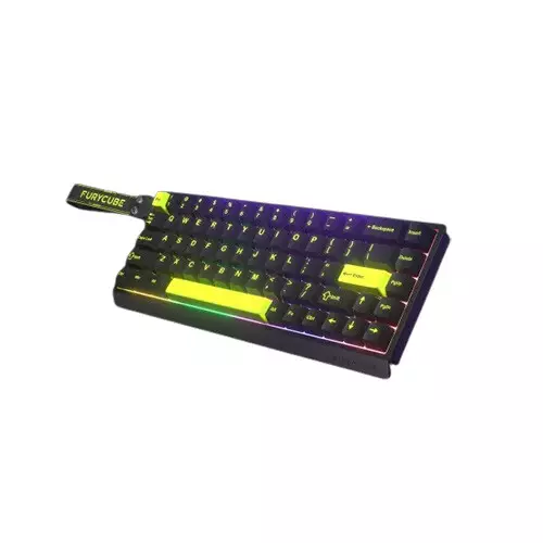 Furycube M68HE Magnetic Switches Mechanical Gaming Keyboard- Black-gallery-1