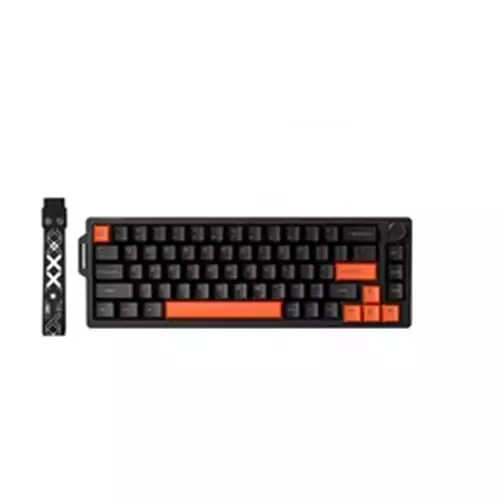 FURYCUBE V68 Tri-Mode Aluminum Alloy Mechanical Keyboard-Black