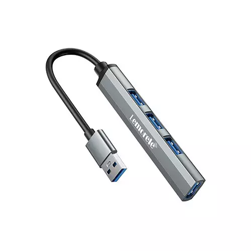 Lemorele TC53 USB-A 4-in-1 Hub with USB 3.0 and 3×USB 2.0 Ports