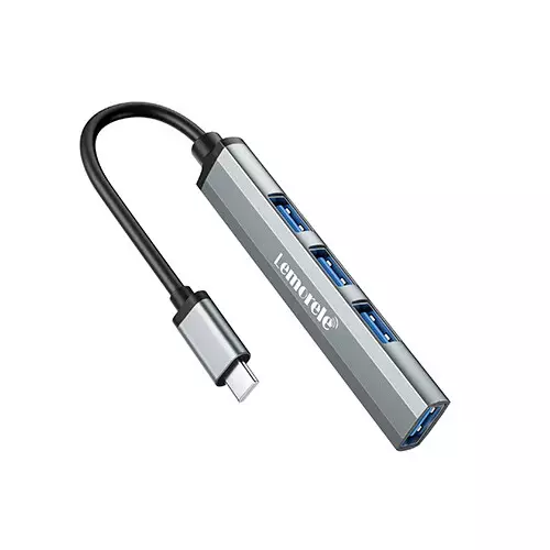 Lemorele TC57 USB-C 4-in-1 Hub with USB 3.0 and 3×USB 2.0 Ports