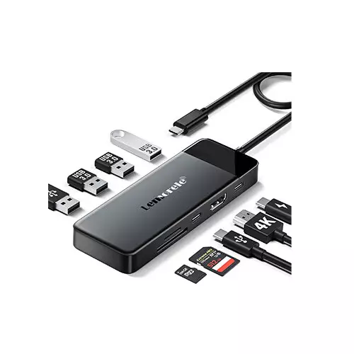LEMORELE TC92 9-in-1 USB C Hub Multiport Adapter