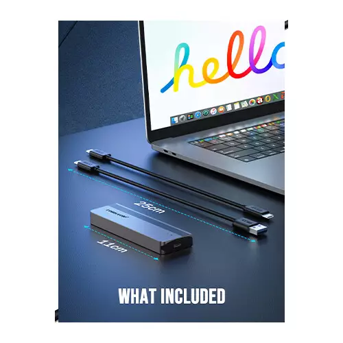 Lemorele SD2L M.2 NVME Portable SSD Enclosure - 3