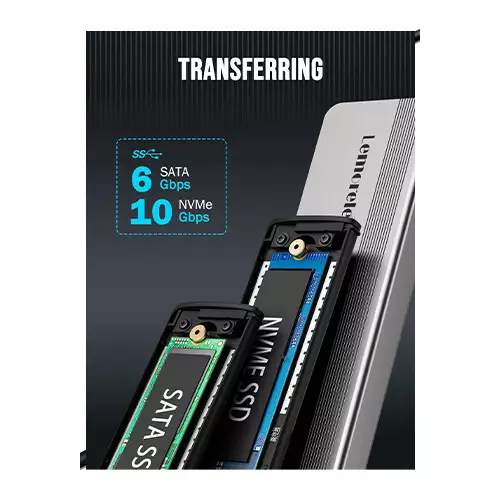 Lemorele SD2L M.2 NVME Portable SSD Enclosure-gallery-1