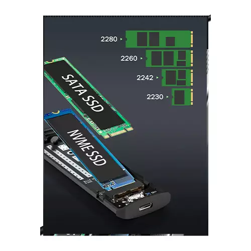 Lemorele SD2L M.2 NVME Portable SSD Enclosure-gallery-2