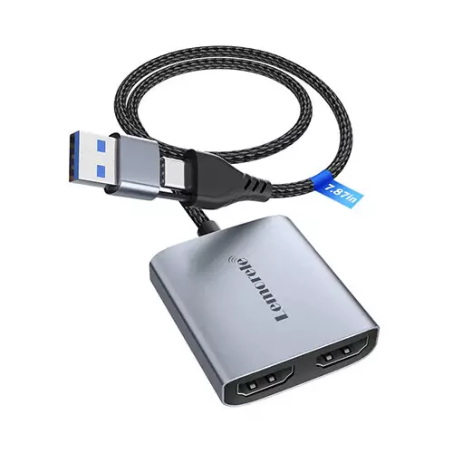 Lemorele AC07 Dual USB & Type-C 1080P Video Capture Card
