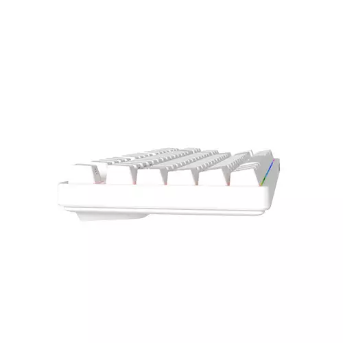 Durgod Cavalry 87w RGB Kailh Brown Switch Hot-Swappable Tri-Mode Mechanical Keyboard (White) - 3