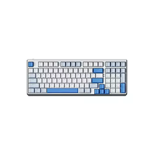 Durgod K615w Kailh Turbo Silver Hot-Swappable Tri-Mode Mechanical Keyboard