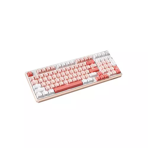 Durgod K615w Kailh Turbo Silver Hot-Swappable Tri-Mode Mechanical Keyboard (Corona Tipsy) - 1