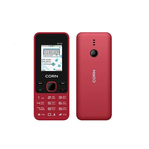 Corn B182 Dual Sim Feature Phone (Maroon)