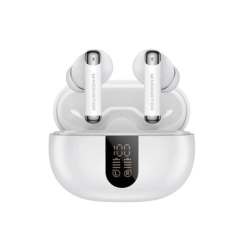 Monster N-Lite 211 TWS Bluetooth Earbuds (White)