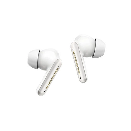 Monster TH300 TWS Bluetooth Earbuds (White) - 1