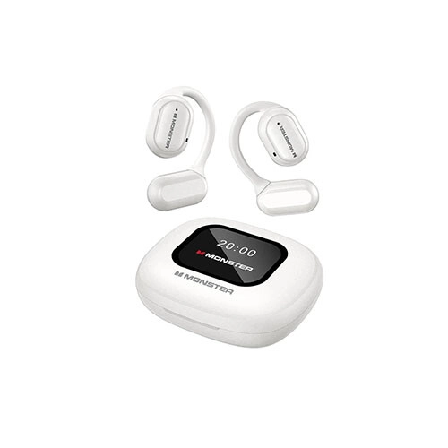 Monster Open Touch Pro 100 TWS Bluetooth Earbuds (White)