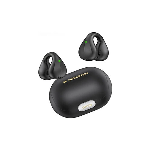 Monster Open Ear 101 TWS Bluetooth Earbuds (Black) - 1