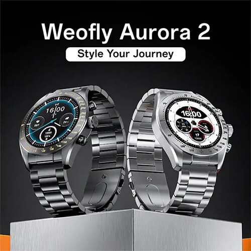 Weofly Aurora 2 1.32 Inch AMOLED AOD Display Bluetooth Calling Smartwatch - 1