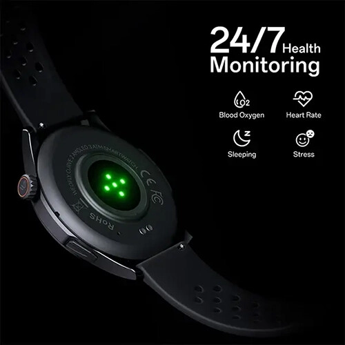 Weofly Curve 2 1.43 Inch AMOLED Display Bluetooth Calling Smartwatch (Silver) - 3