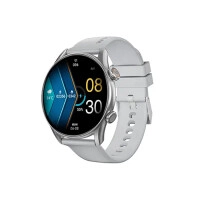 Weofly Spirit 2 1.39 Inch HD Display Bluetooth Calling Smartwatch (Silver)