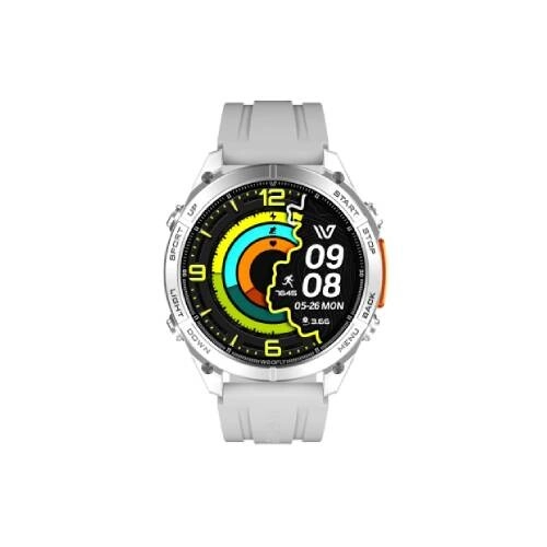 Weofly Conquer 3 1.43-inch AMOLED AOD Display Smartwatch - Silver