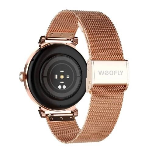 Weofly Lulu 2 1.32 Inch AMOLED Bluetooth Smartwatch - Gold - 2
