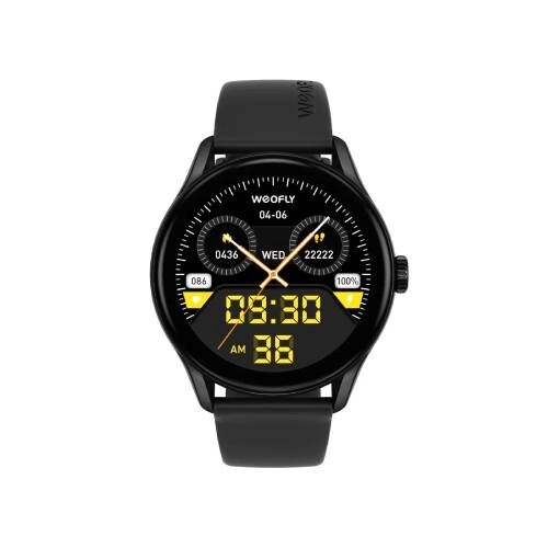 Weofly Spirit 3 1.39 Inch Bluetooth Calling Smartwatch - Black