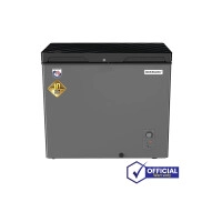 Kelvinator KCCF-225DFG 225 Litre Glass Door Deep Freezer (Dark Gray)