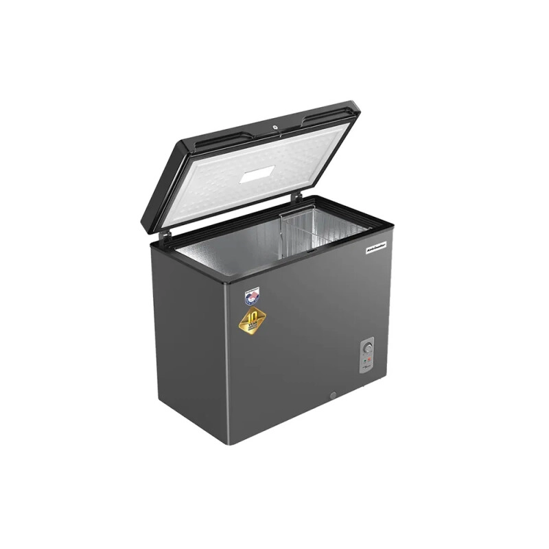 Kelvinator KCCF-225DFG 225 Litre Glass Door Deep Freezer (Dark Gray) - 1