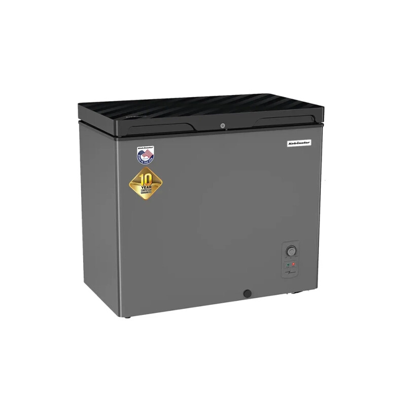 Kelvinator KCCF-225DFG 225 Litre Glass Door Deep Freezer (Dark Gray) - 2