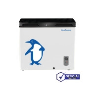 Kelvinator KCCF-225DFG 225 Litre Glass Door Deep Freezer (White)
