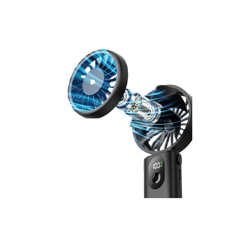 Aecooly Halo04 3600mAh Portable Handheld Fan Black - 3