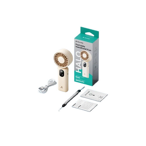 Aecooly Halo04 3600mAh Portable Handheld Fan Beige - 6
