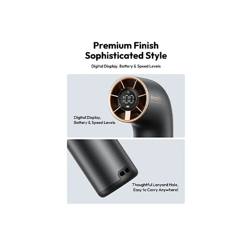 Aecooly Aero Ultra PH03 Portable Handheld Fan (Black) - 2
