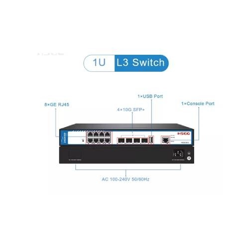 HSGQ-5512 8-Port PoE Switch Managed for Reolink - 2