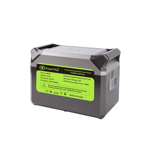 Power Plus 2000W LiFePO4 Portable Power Station - 1