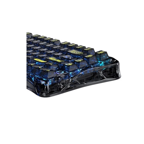 Gravastar Mercury K1 Lite Tri-Mode Mechanical Keyboard (Transparent Black) - 2