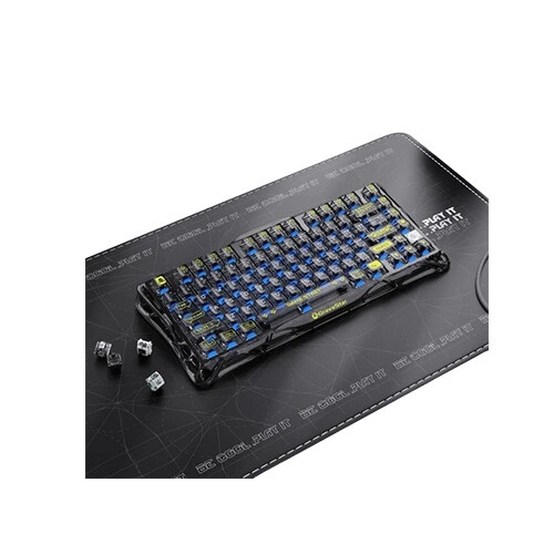 Gravastar Mercury K1 Lite Tri-Mode Mechanical Keyboard (Transparent Black) - 6