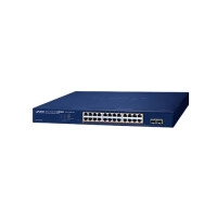 Planet GS-2210-24P2S 24-Port 10/100/1000T 802.3at PoE + 2-Port 1000X SFP Web Smart Ethernet Switch