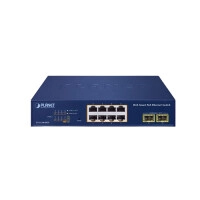 Planet GS-2210-8P2S 8-Port 10/100/1000T 802.3at PoE + 2-Port 1000X SFP Web Smart Ethernet Switch