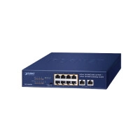 Planet FSD-1008HP 8-Port 10/100TX 802.3at PoE + 2-Port 10/100TX Desktop Switch