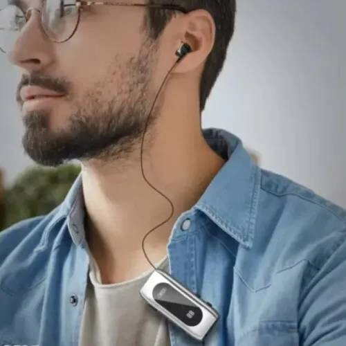 XO BE37 Clip On Bluetooth Headphone - Black - 1