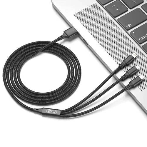 XO NB173 3 in 1 Fast Charging Cable - 1