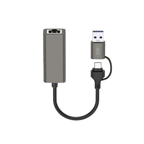 XO HUB018 USB-C/USB-A to Ethernet Adapter