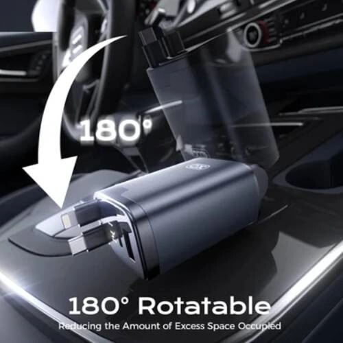XO CC71 108W Type-C Dual Port Type-C And USB Car Charger - 1