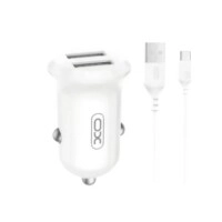 XO CC67 Dual USB Port Car Charger with Type-C Cable