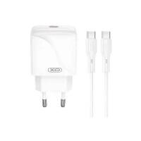 XO L141 20W Fast Charger Adapter with Type-C Cable