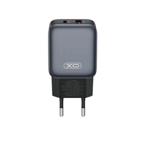 XO L154 EU 20W PD Fast Charger Adapter with Lightning Cable - 1