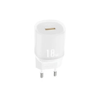 XO L157 18W EU Fast Charger Adapter with Lightning Cable